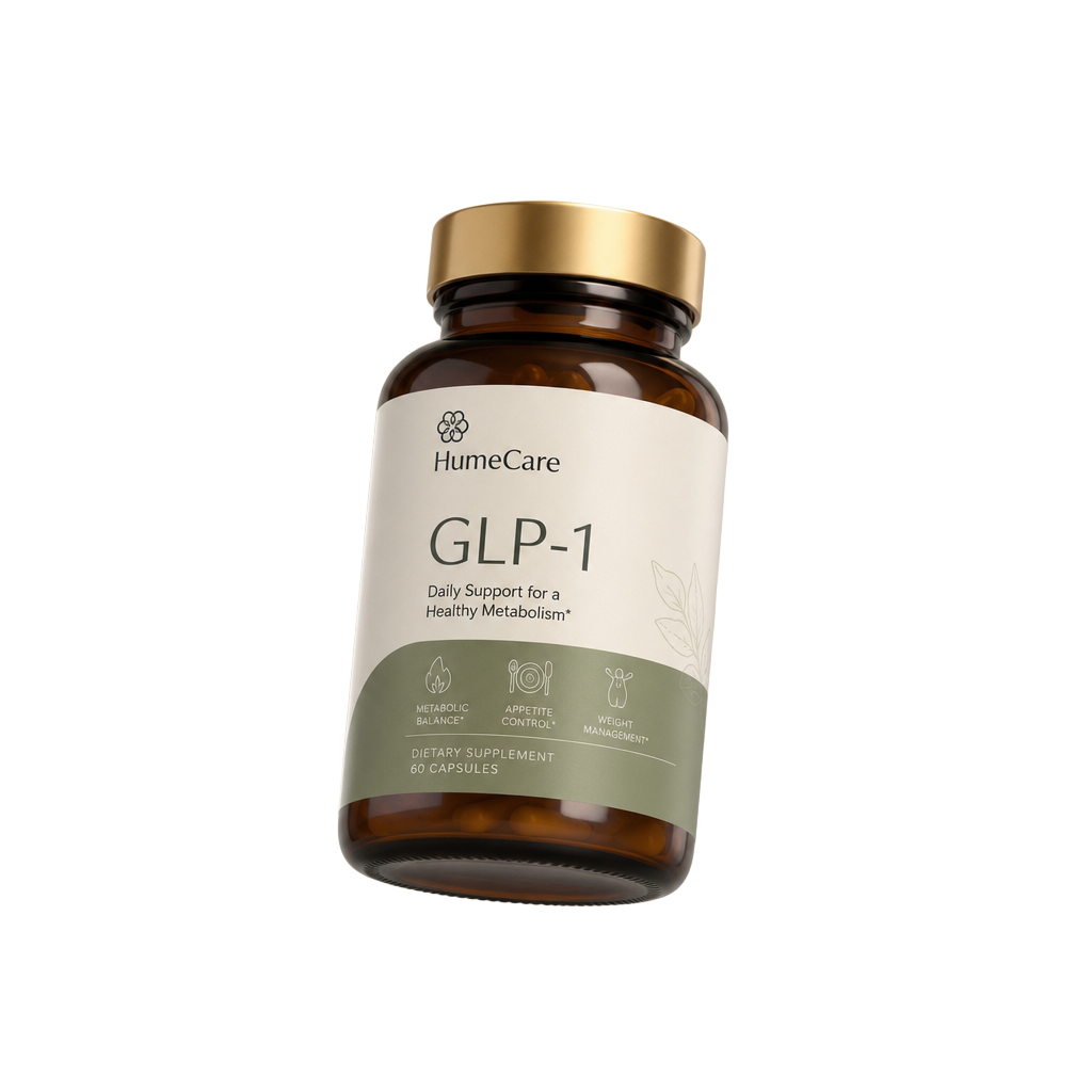 HumeCare GLP-1 supplement bottle